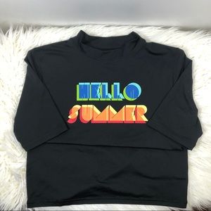 Boys XL (16) Black short sleeve tee